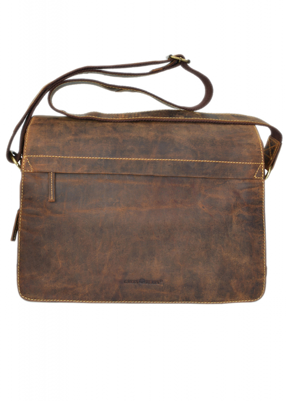 Vintage-Leder Umhängetasche, braun